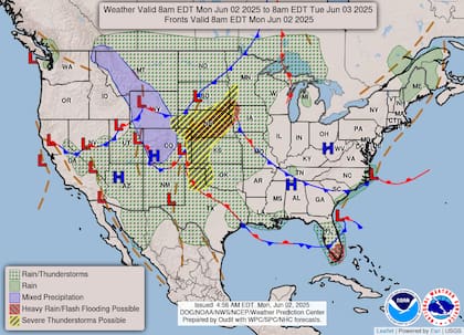 Alerta en el Suroeste: riesgo de inundaciones repentinas por lluvias intensas en zonas montañosas de Arizona, Colorado y Nuevo México