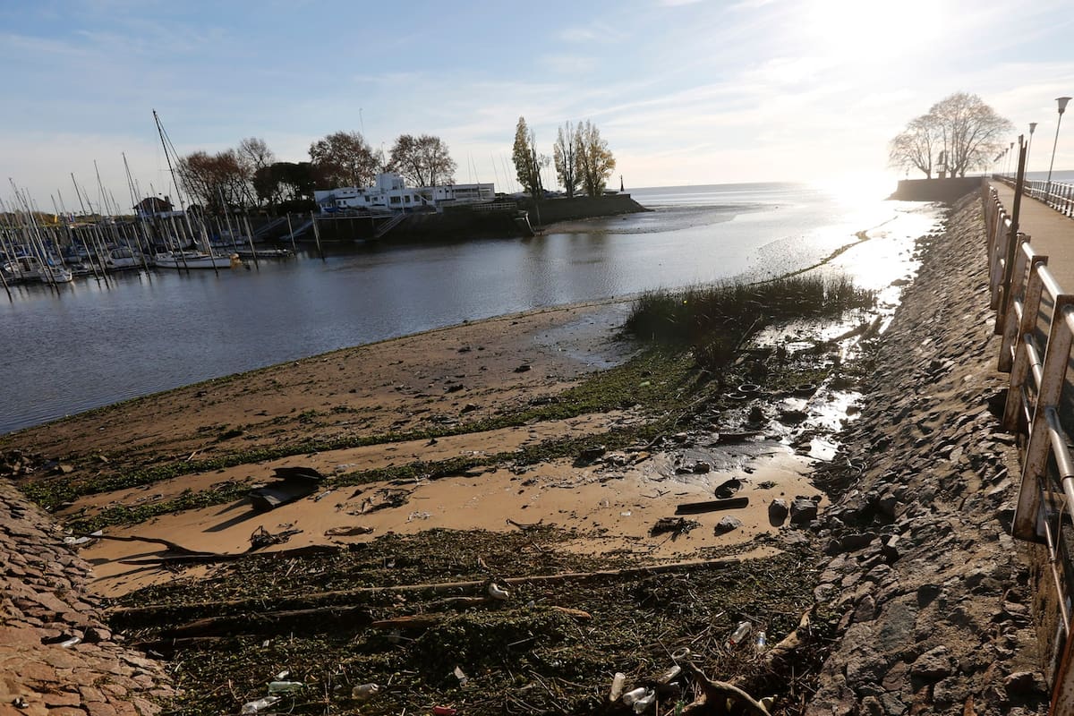 Alerta por bajante del Río de la Plata