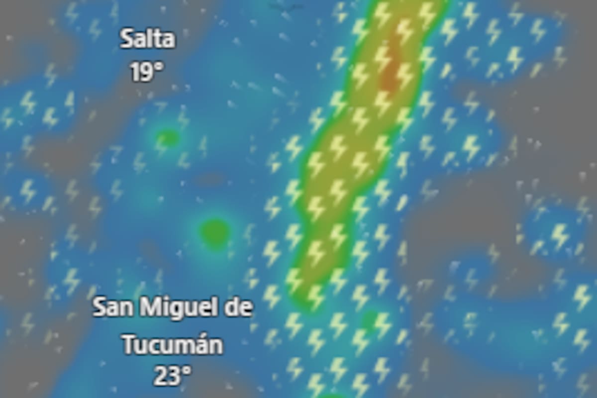 Alerta por diferentes fenómenos meteorológicos en nueve provincias argentinas