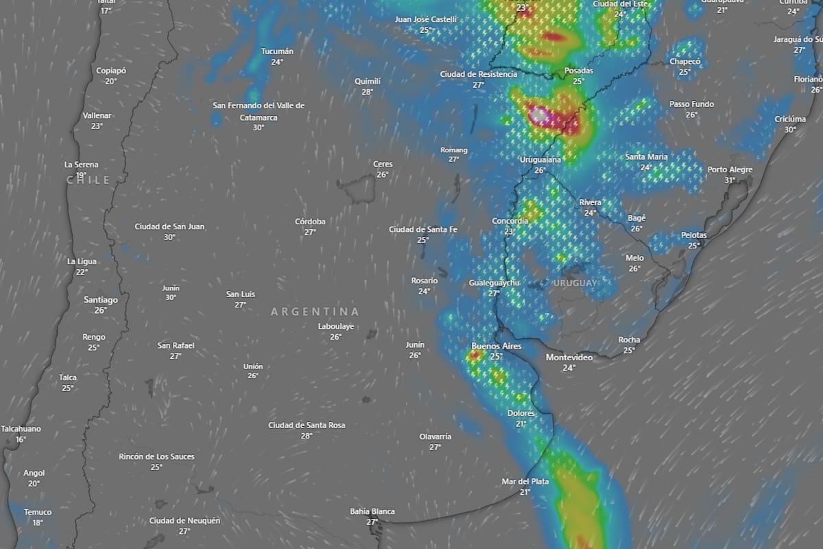 Alerta por lluvias en la Ciudad.