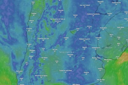 Alerta por tormentas en Mendoza y San Juan para este 27 de diciembre.