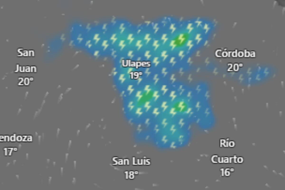 Alerta por tormentas en tres provincias argentinas