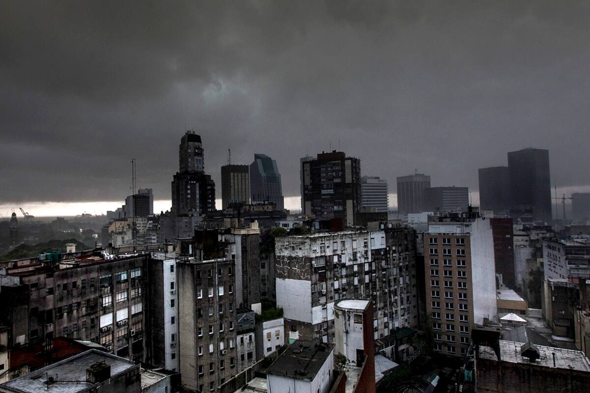 Alertan sobre tormentas y posible caída de granizo en la Ciudad, Buenos Aires, Santa Fe, Corrientes y Entre Ríos