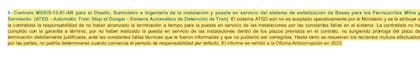 Alertas de peligro sobre los trenes