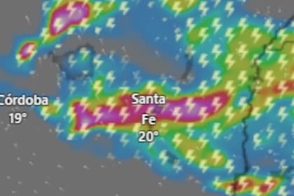 Alertas naranjas y amarilllas por tormentas y lluvias en nueve provincias argentinas