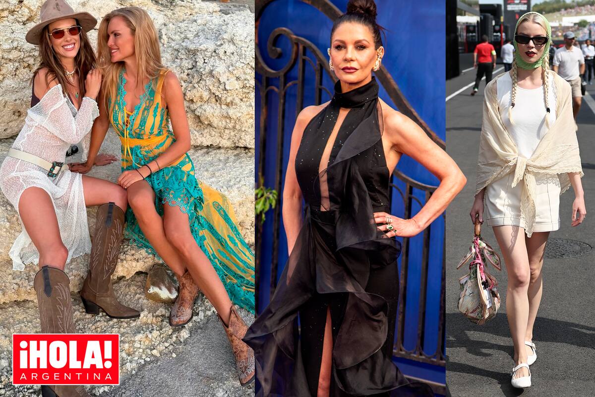 Alessandra Ambrosio y Esther Cañadas. Catherine Zeta Jones y Anya Taylor-Joy