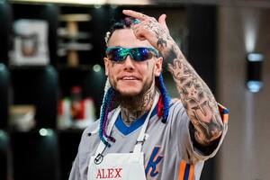 Alex Caniggia, entre rubias y morochas.