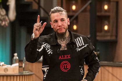 Alex Caniggia, uno de los protagonistas de la edición de anoche de MasterChef Celebrity