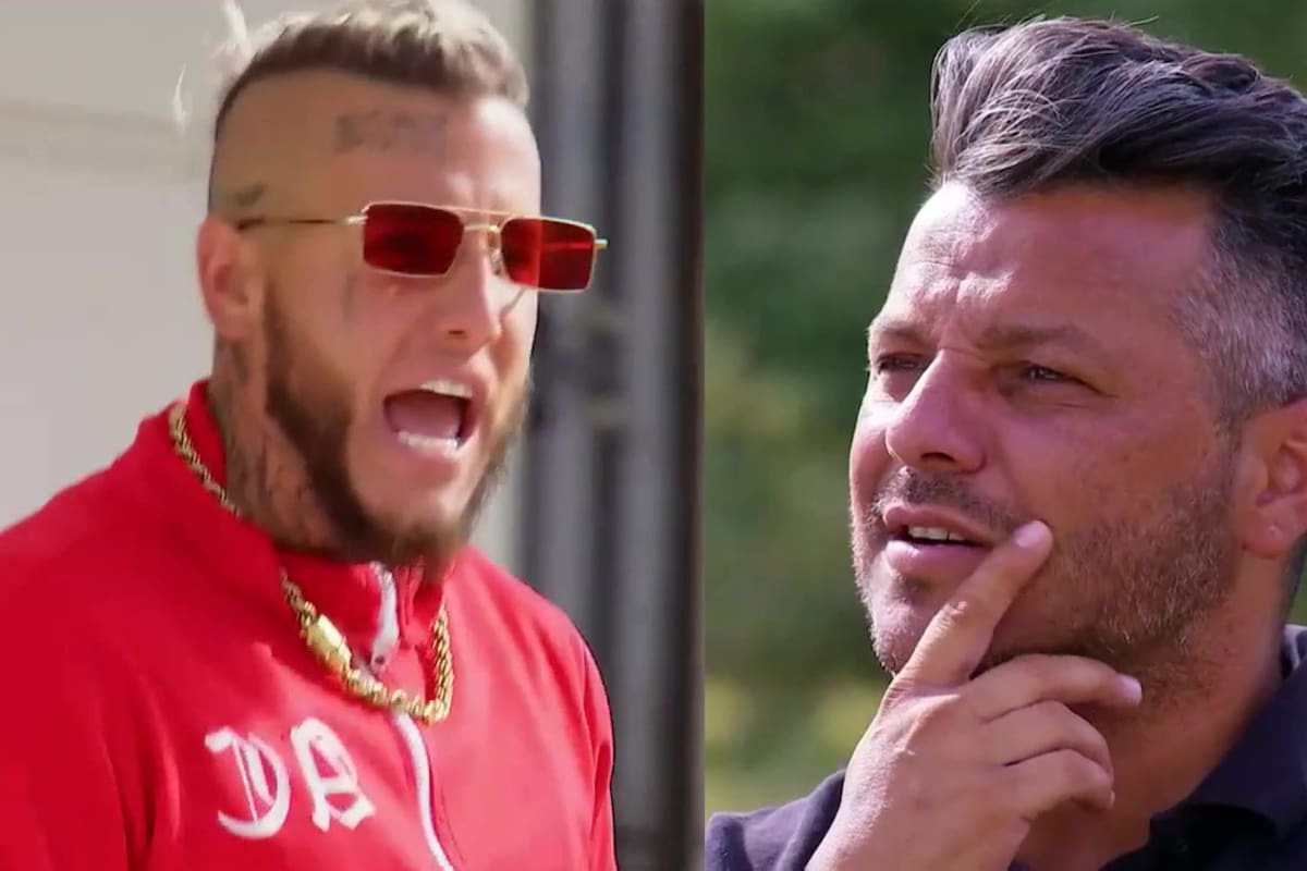 Alex Caniggia y Chanchi Estévez se cruzaron en El Hotel de los Famosos