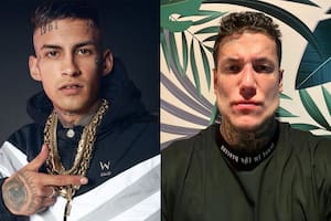 Álex Caniggia y L-Gante protagonizaron un tenso cruce en las redes sociales