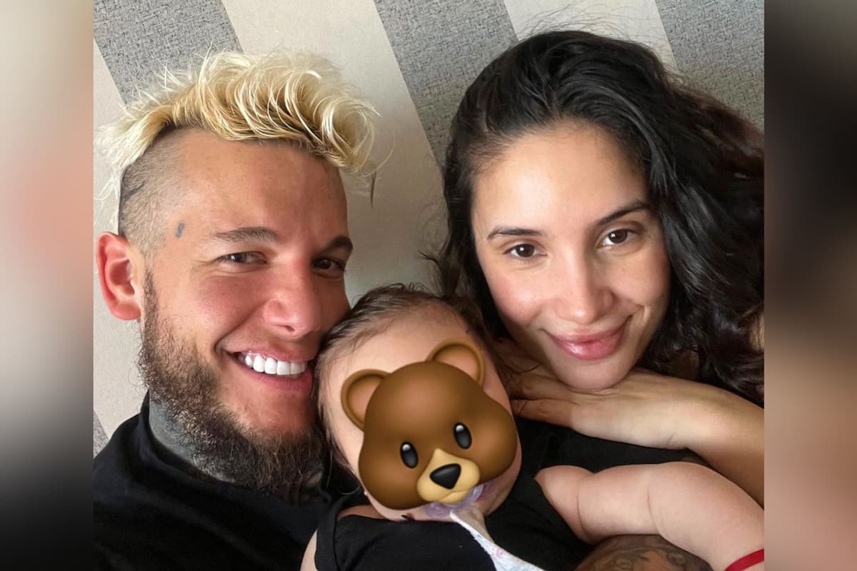 Alex Caniggia y Melody Luz fueron papás de Venezia