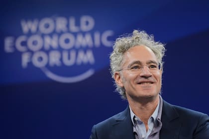 Alex Karp, CEO de Palantir, en Davos