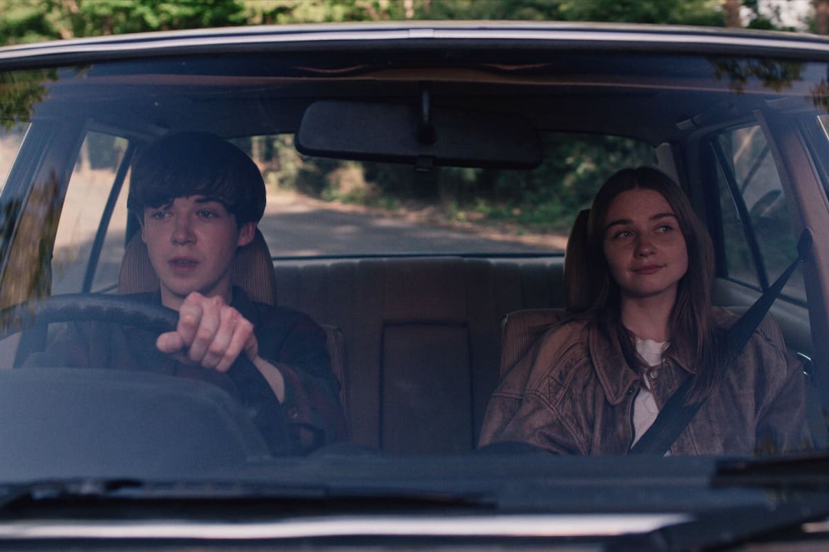 Alex Lawther y Jessica Barden en The End of The F***ing World