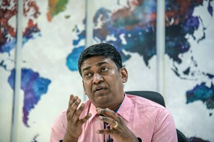 Alex Paul Menon, jefe de la Sociedad de Promoción de la Infotecnología de Chhattisgarh en Raipur, India