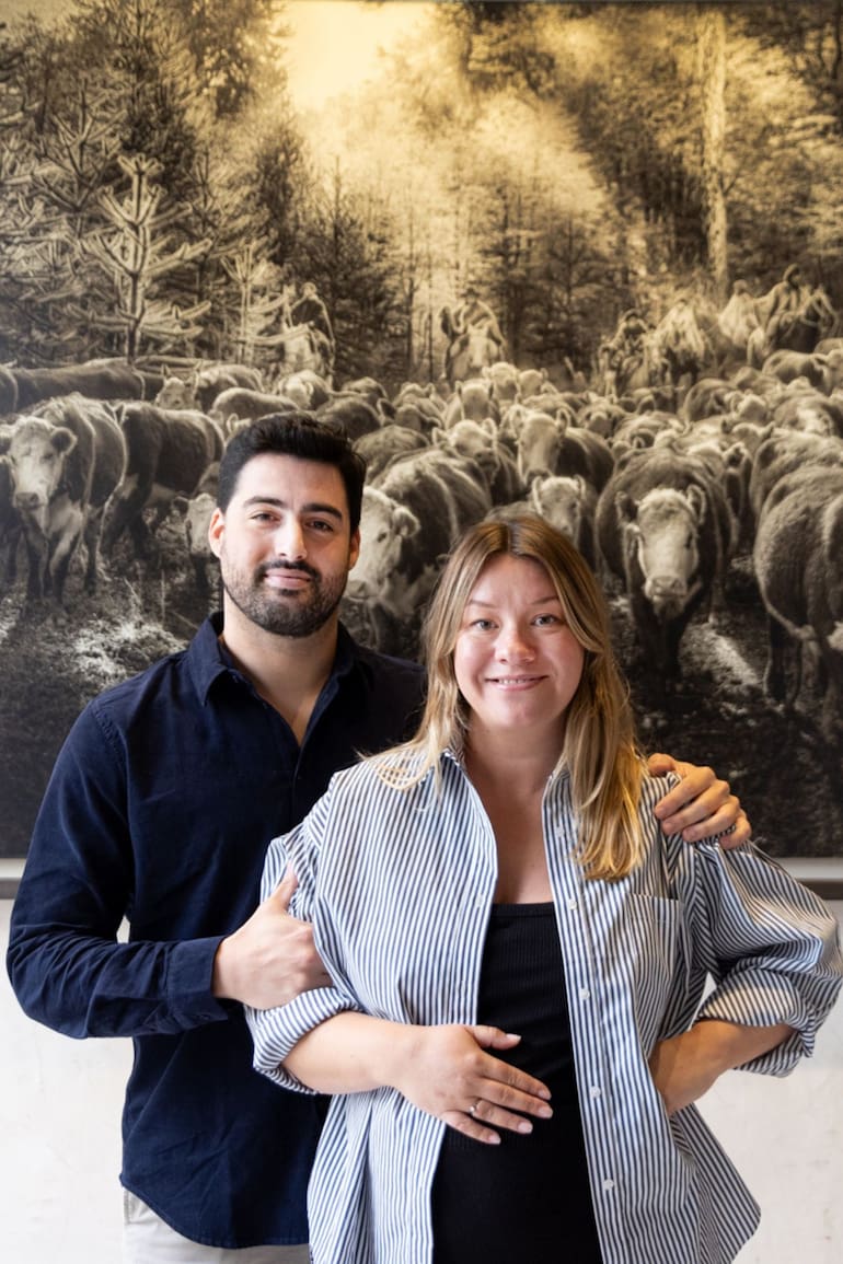Alex Pels y Danielle Jenster en Fogón.