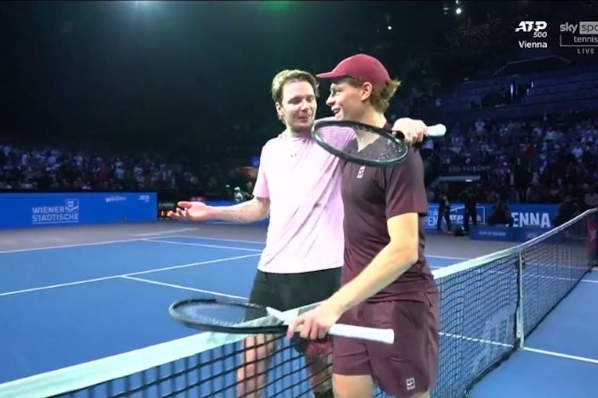 Alexander Bublik y Jannik Sinner, protagonistas de otro momento singular en el circuito