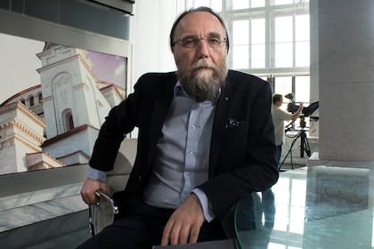 Alexander Dugin en su estudio de televisión en el centro de Moscú, el 11/08/2016