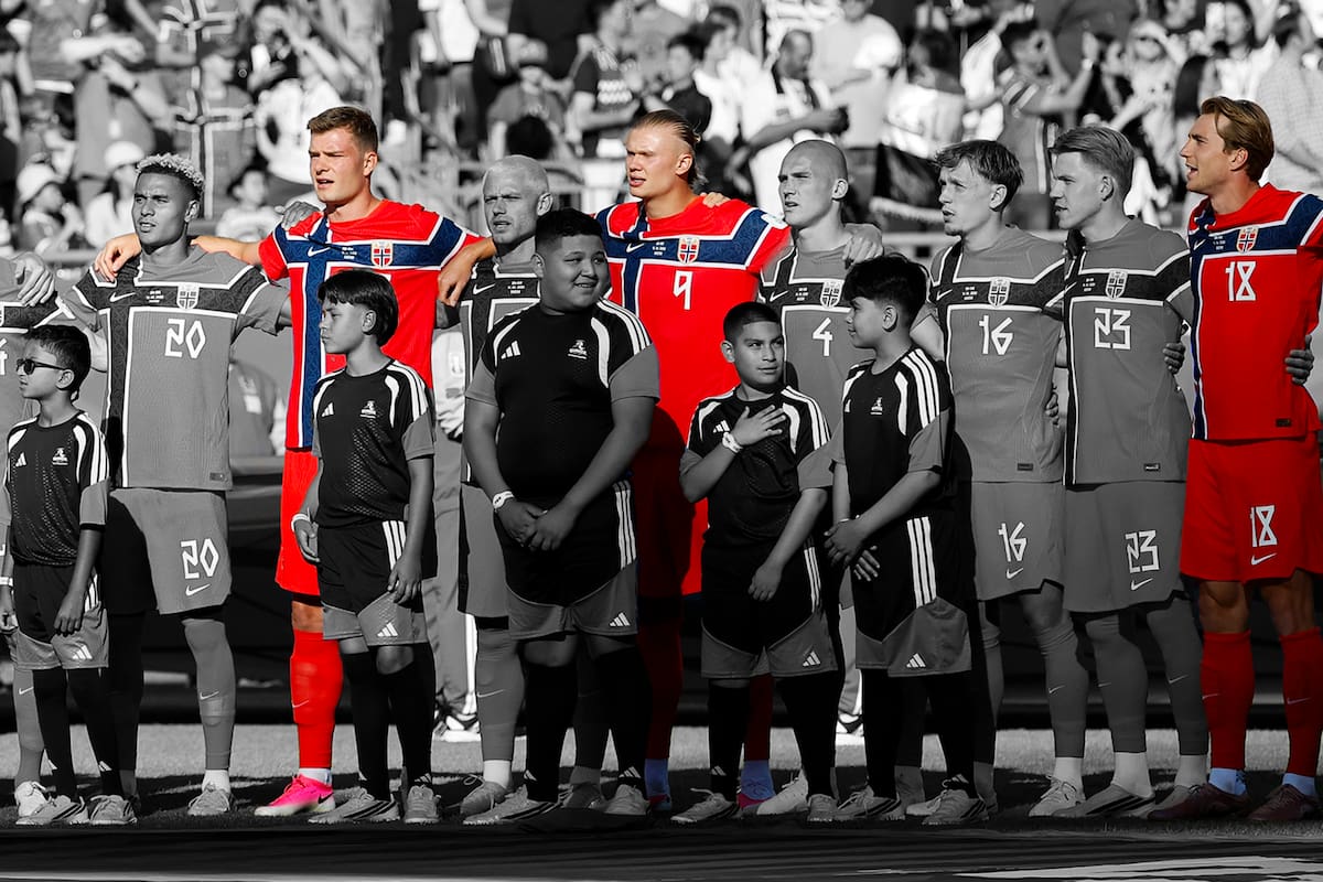 Alexander Sorloth, Erling Haaland y Kristian Thorstvedt, con el fútbol en la sangre