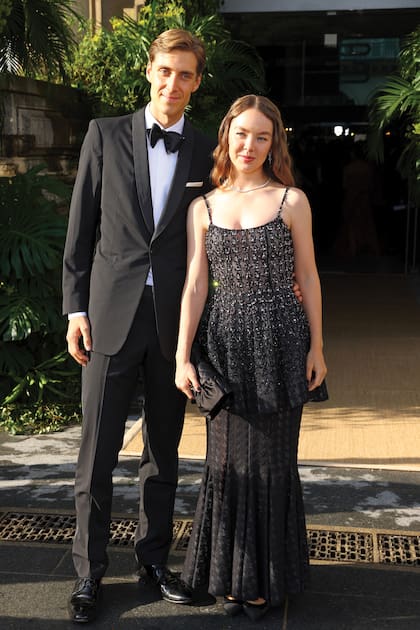 Alexandra de Hannover y Ben-Sylvester Strautmann durante el Bal d’Été celebrado en el Museo de Artes Decorativas de París, en 2025