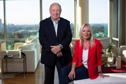 Alexia Keglevich, junto a su padre Nicolás