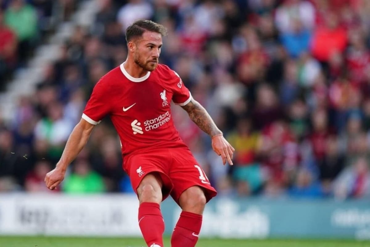 Alexis Mac Allister, el volante argentino en el mediocampo de Liverpool, que el jueves visita a Toulouse