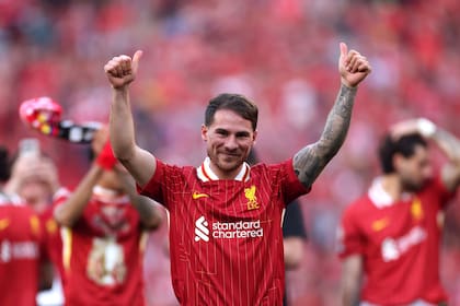 Alexis Mac Allister: en su momento de gloria en Liverpool