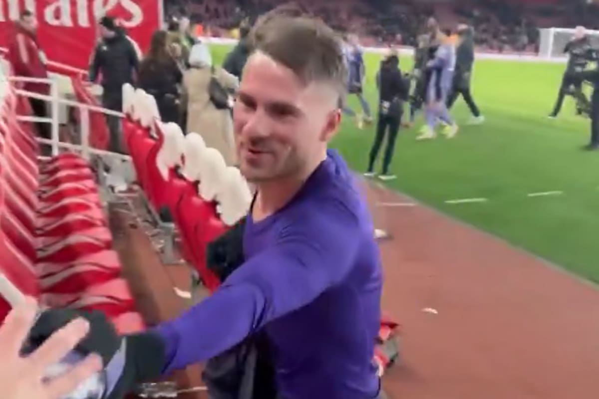Alexis Mac Allister sorprendió a un hincha y su gesto se volvió viral