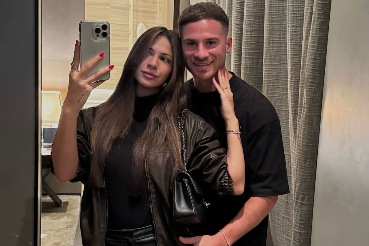 Alexis Mac Allister y Ailén Cova compartieron las primeras fotos de Alaia, su bebé recién nacida (Foto: Instagram @ailencova)