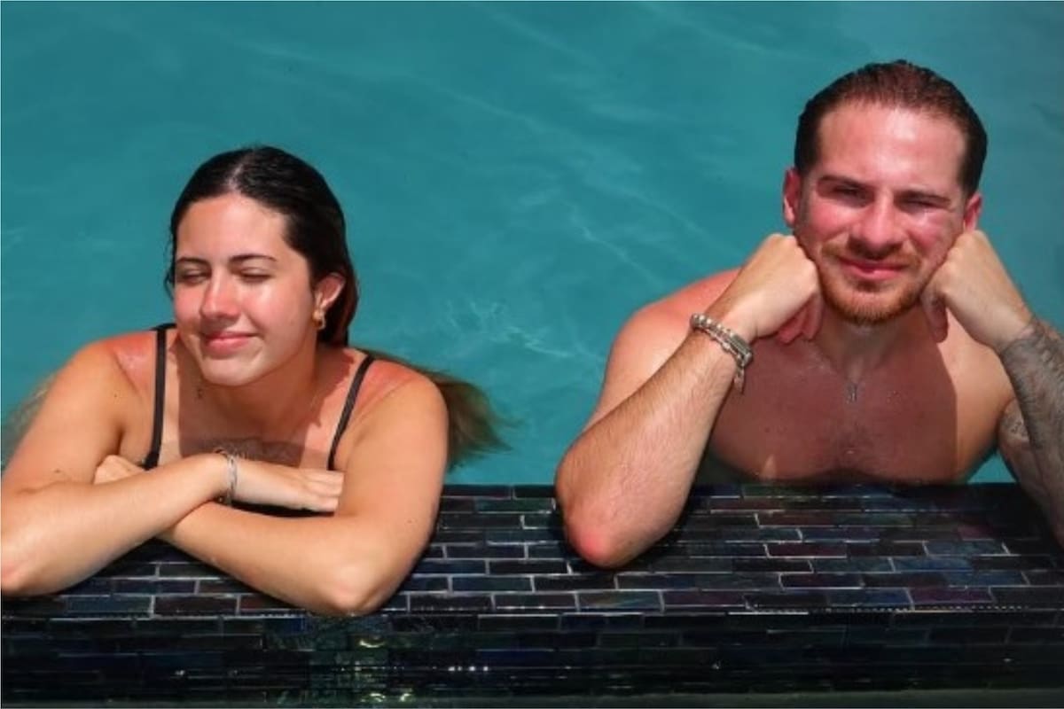 Alexis Mac Allister y Ailén Cova disfrutan de sus vacaciones en los Estados Unidos