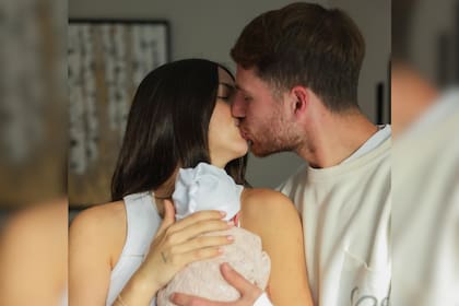 Alexis Mac Allister y Ailén Cova viven su primera experiencia como padres