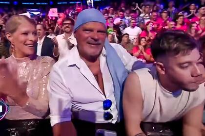 Alfa junto a sus ex compañeros de encierro en el vivo de Gran Hermano