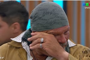 Alfa se emocionó al ser salvado por Maxi en la casa de Gran Hermano (Captura de TV)
