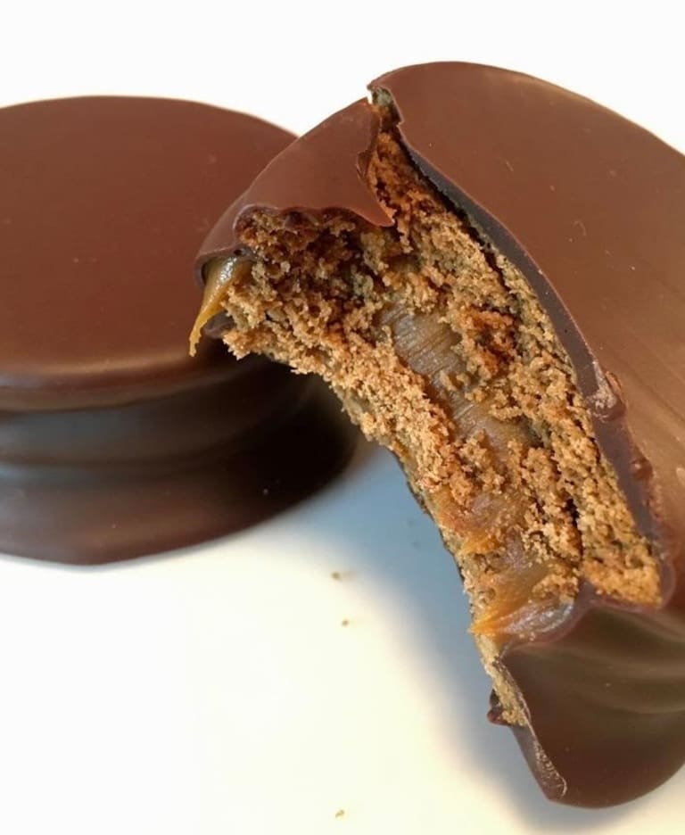 Alfajores de chocolate