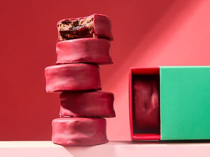 Alfajores de frambruesa de Duhau Pâtisserie