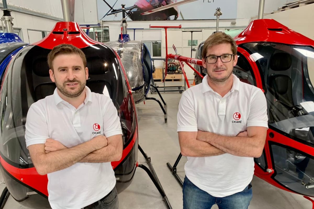 Alfonso Cicaré (izq.) y Juan Manuel Cicaré (der.) forman parte del corazón de la empresa. Hoy continúan el legado de su papá