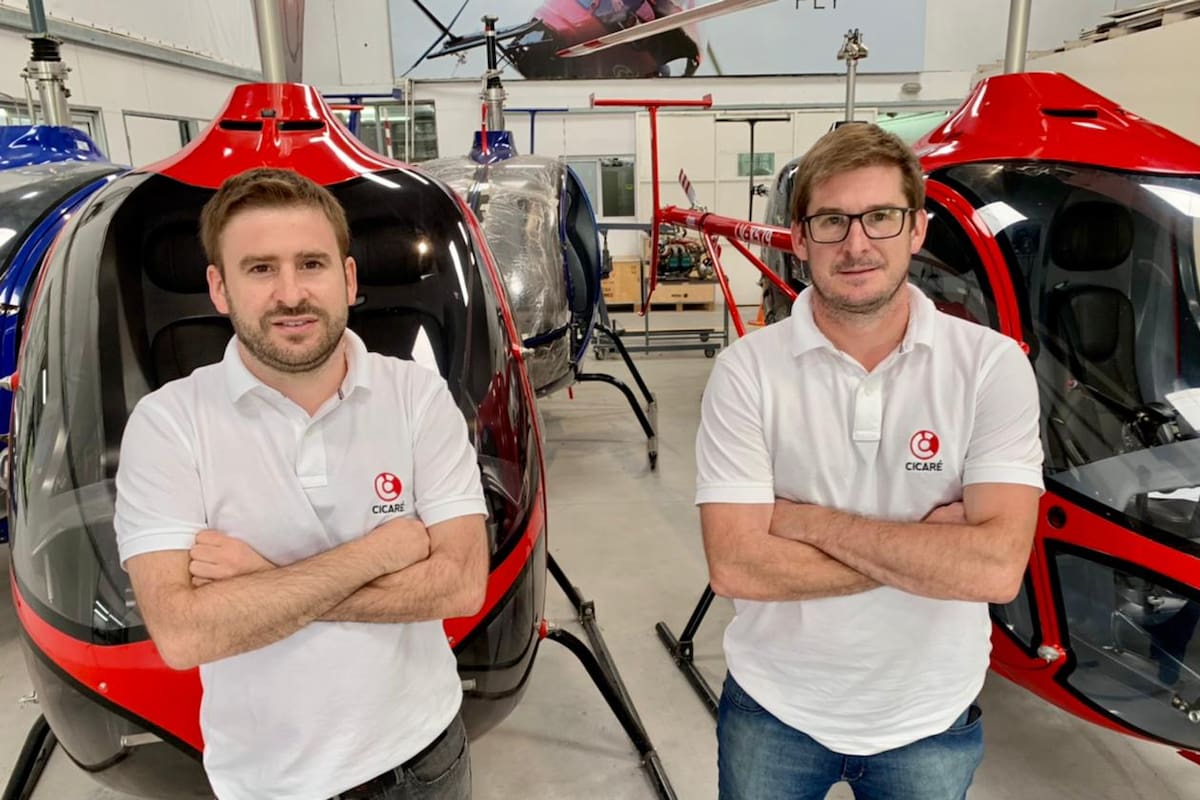 Alfonso Cicaré (izq.) y Juan Manuel Cicaré (der.) forman parte del corazón de la empresa. Hoy continúan el legado de su papá