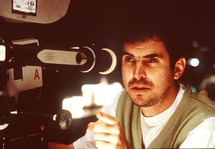 Alfonso Cuarón durante el rodaje de Grandes esperanzas, su segunda película en Hollywood