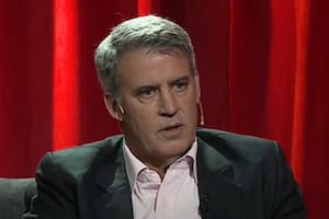 Alfonso Prat Gay, durante la entrevista en LN+