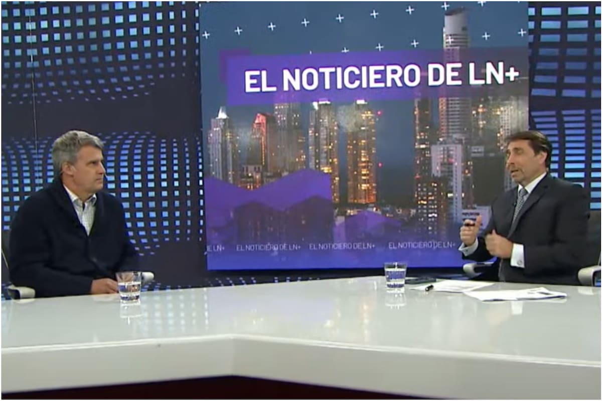 Alfonso Prat Gay visitó los estudios de LN+ y criticó duramente la gestión económica del Gobierno Nacional
Foto: captura de pantalla