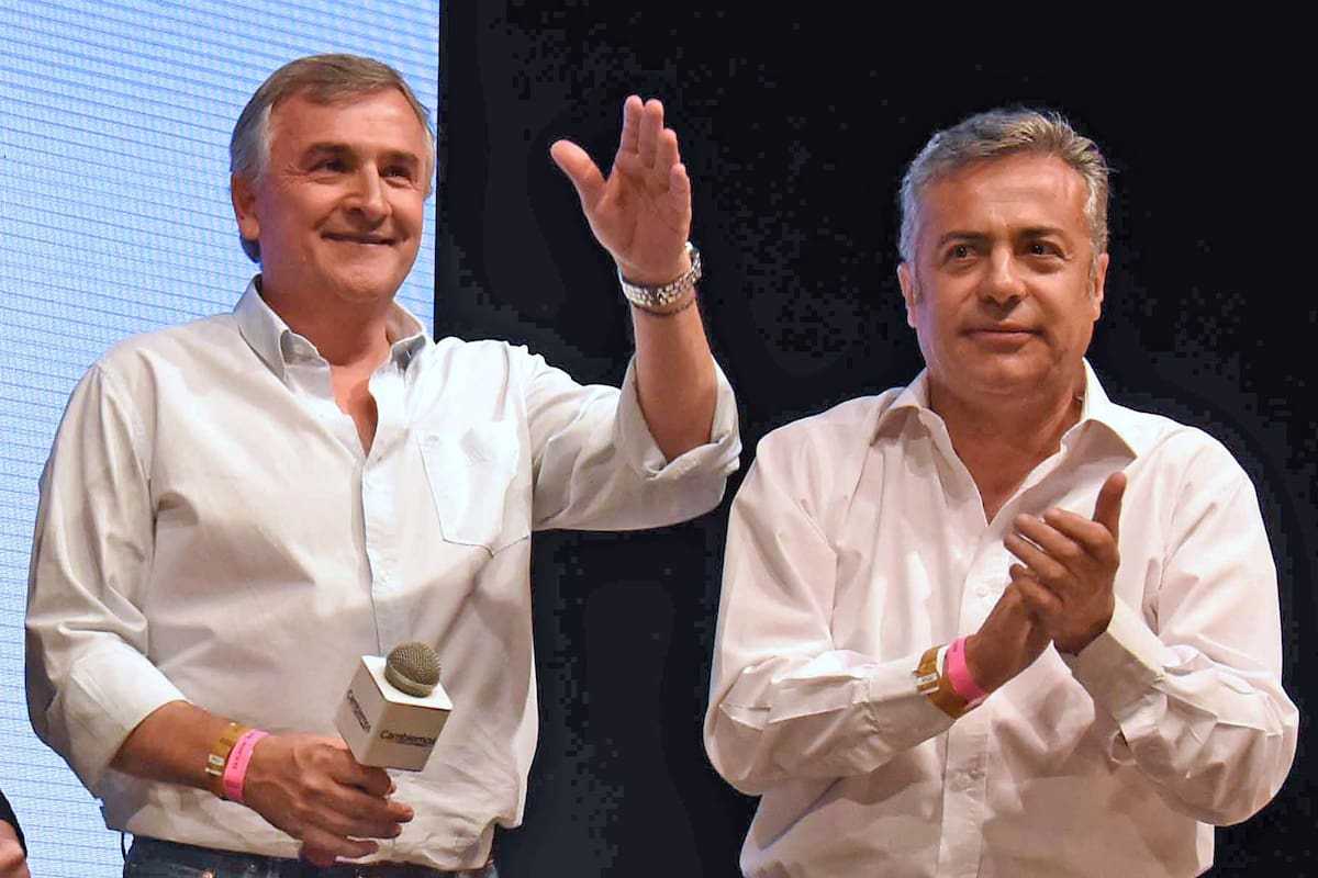 Alfredo Cornejo junto a Gerardo Morales