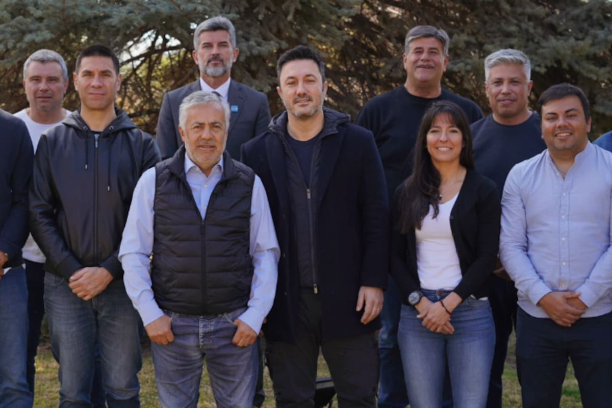 Alfredo Cornejo junto a Luis Petri