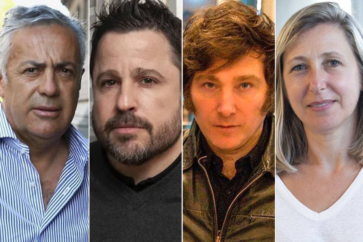 Alfredo Cornejo, Martín Tetaz, Javier Milei y Miariam Bregman