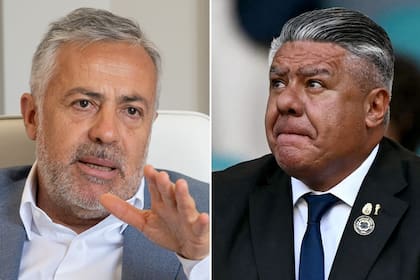 Alfredo Cornejo y Chiqui Tapia