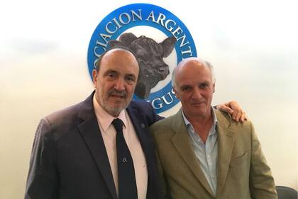 Alfredo Gusmán junto a Alfonso Bustillo