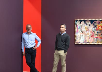 Alfredo Guzmán e Isaac Perelman, de la galería de arte Dot Fiftyone