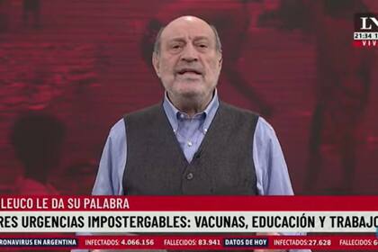 Alfredo Leuco habló de la situación de la pobreza en la Argentina, a la luz del informe que presentó el miércoles el Observatorio de la Deuda Social de la UCA junto con Cáritas