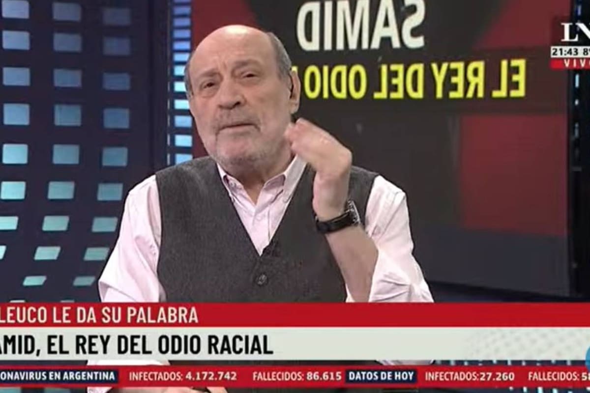 Alfredo Leuco se refirió a las expresiones antisemitas de Alberto Samid y se preguntó por qué ni el presidente ni el Inadi se habían manifestado contra las mismas