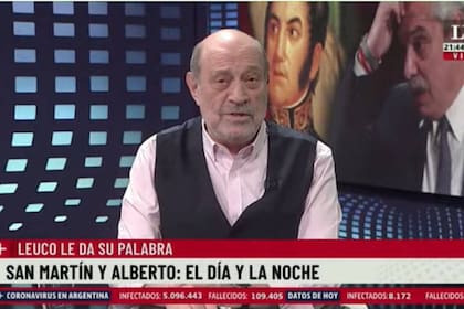 Alfredo Leuco se refirió al discurso que dio este miércoles Alberto Fernández en homenaje al general San Martín