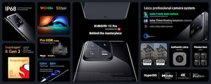 Algunas de las características del Xiaomi 13 Pro