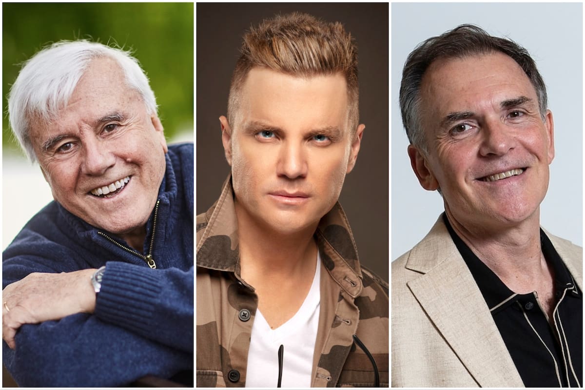 Algunas de las caras del mundo de la radio: Fernando Bravo, Santiago del Moro y Leo Rodríguez